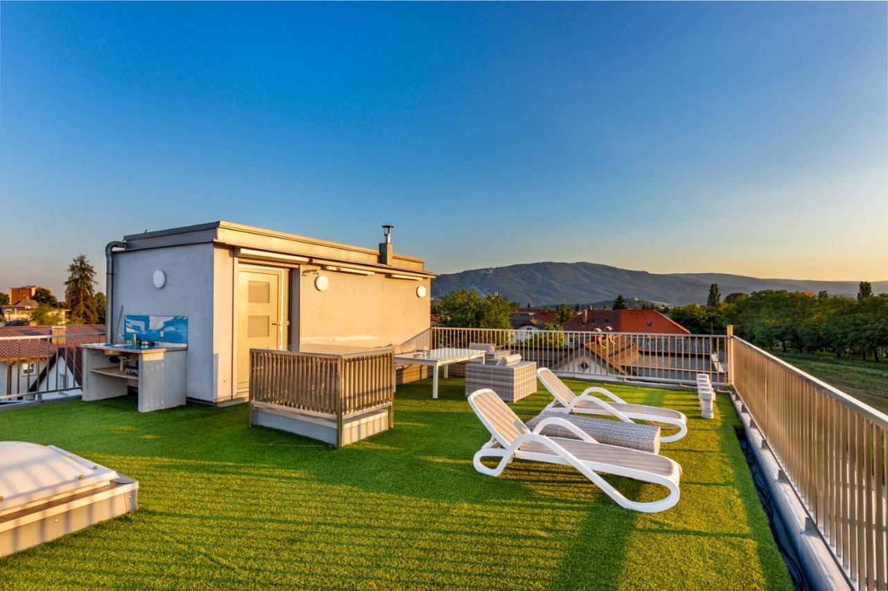 Contemporary Apartment With Rooftop Terrace In Maribor Eksteriør bilde
